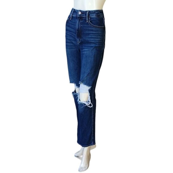 69654...Hollister Straight leg Jeans Size 0S, W24 W29, 10"Rise - Picture 2 of 6